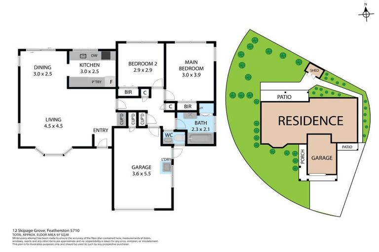 Photo of property in 12 Skipage Grove, Featherston, 5710