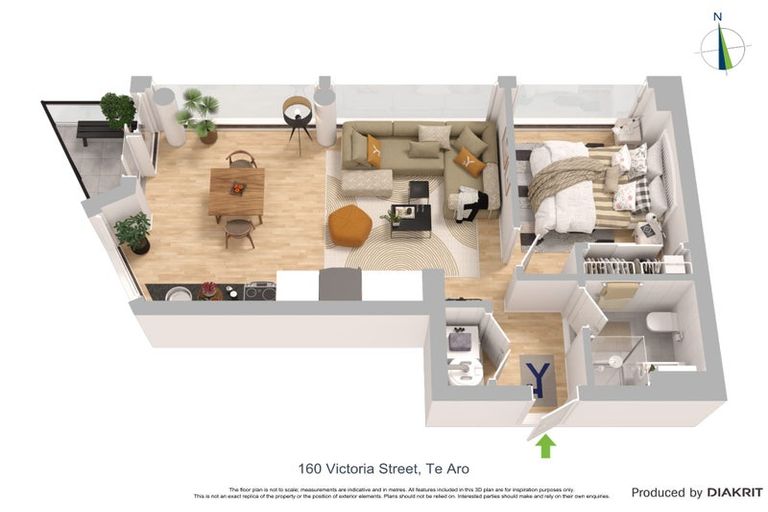 Photo of property in Pinnacle Apartments, E906/160 Victoria Street, Te Aro, Wellington, 6011