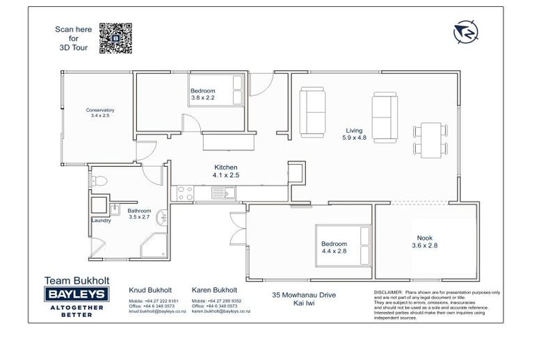 Photo of property in 35 Mowhanau Drive, Kai Iwi, Whanganui, 4574