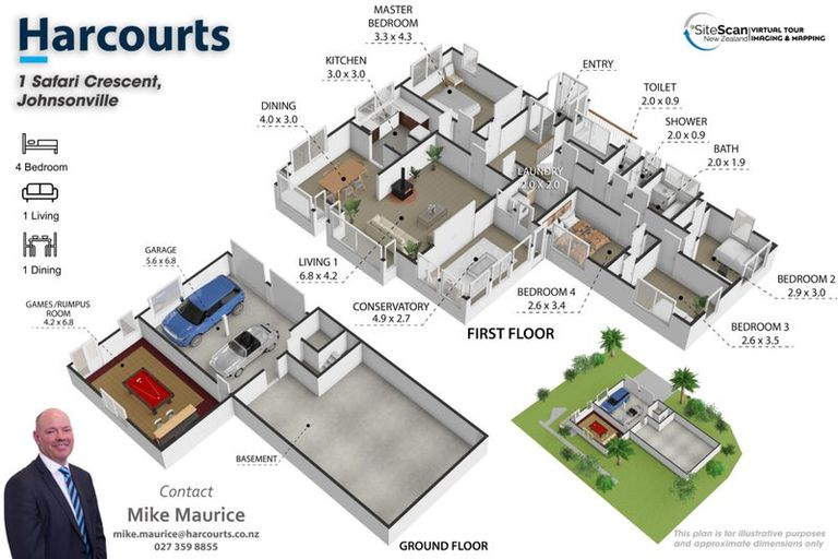 Photo of property in 1 Safari Crescent, Johnsonville, Wellington, 6037