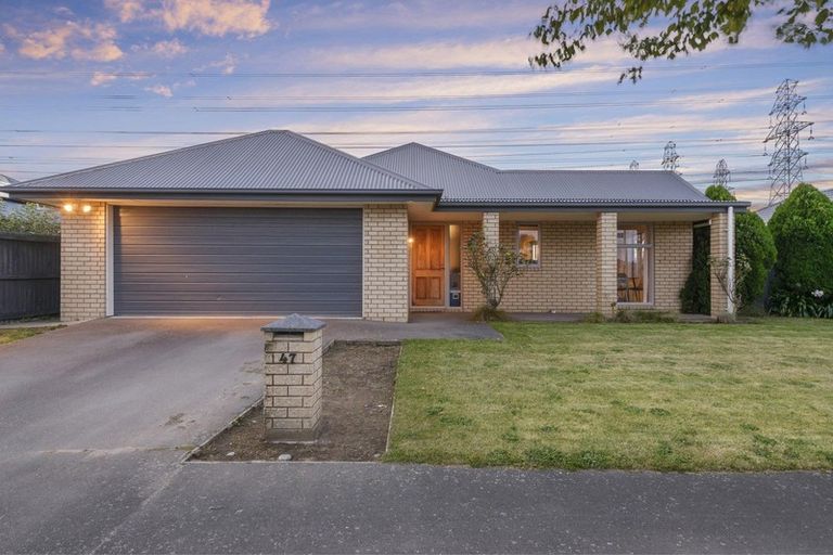 Photo of property in 47 Kaniere Avenue, Hei Hei, Christchurch, 8042