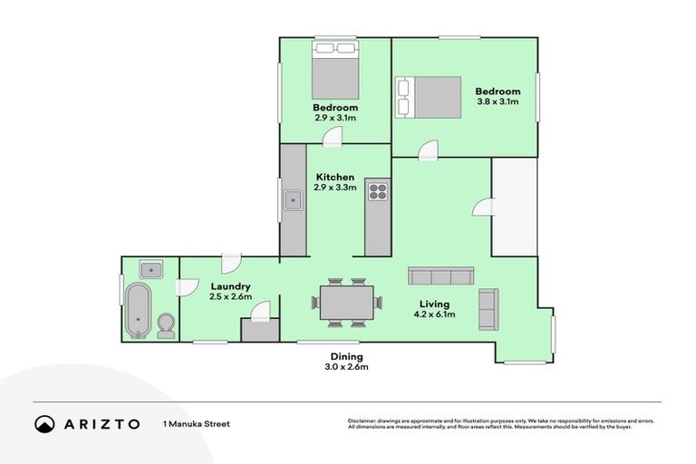 Photo of property in 1 Manuka Street, Castlecliff, Whanganui, 4501