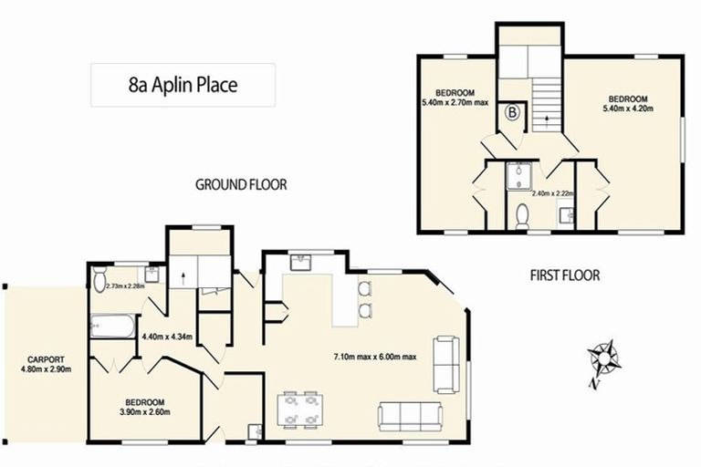 Photo of property in 8a Aplin Place, Birkdale, Auckland, 0626