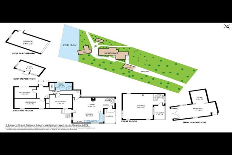 Photo of property in 6 Estuary Street, Makara Beach, Karori, 6972