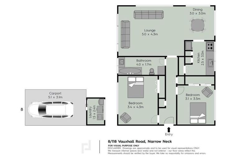 Photo of property in 8/118 Vauxhall Road, Narrow Neck, Auckland, 0624