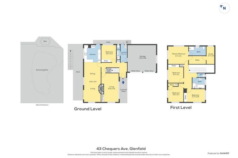 Photo of property in 43 Chequers Avenue, Glenfield, Auckland, 0629