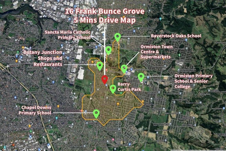 Photo of property in 16 Frank Bunce Grove, Flat Bush, Auckland, 2019