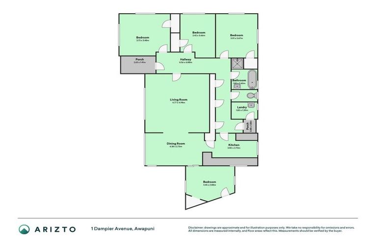 Photo of property in 1 Dampier Avenue, Awapuni, Palmerston North, 4412