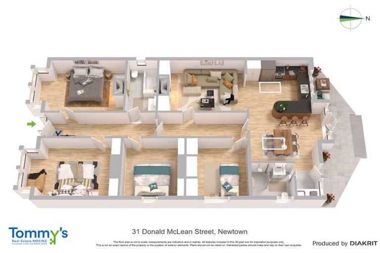 Photo of property in 31 Donald Mclean Street, Newtown, Wellington, 6021