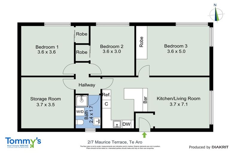 Photo of property in Ambassador Flats, 2/7 Maurice Terrace, Te Aro, Wellington, 6011