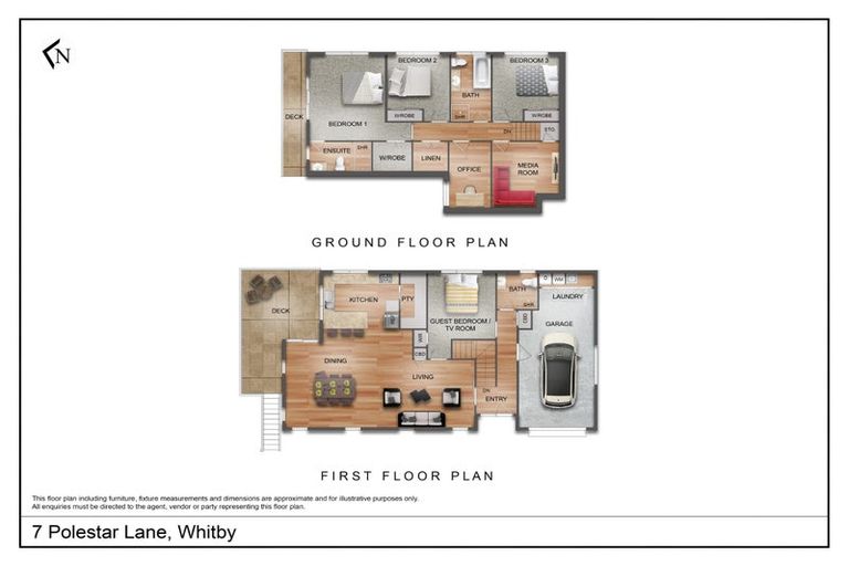 Photo of property in 7 Polestar Lane, Whitby, Porirua, 5024