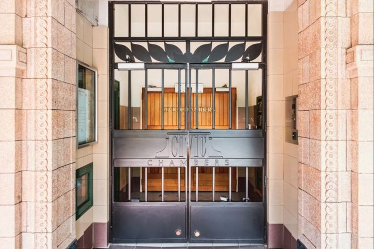 Photo of property in Civic Chambers Apartments, 19/25 Cuba Street, Te Aro, Wellington, 6011