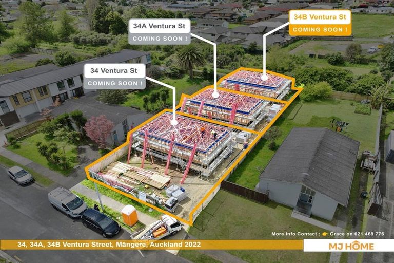Photo of property in 34 Ventura Street, Mangere, Auckland, 2022