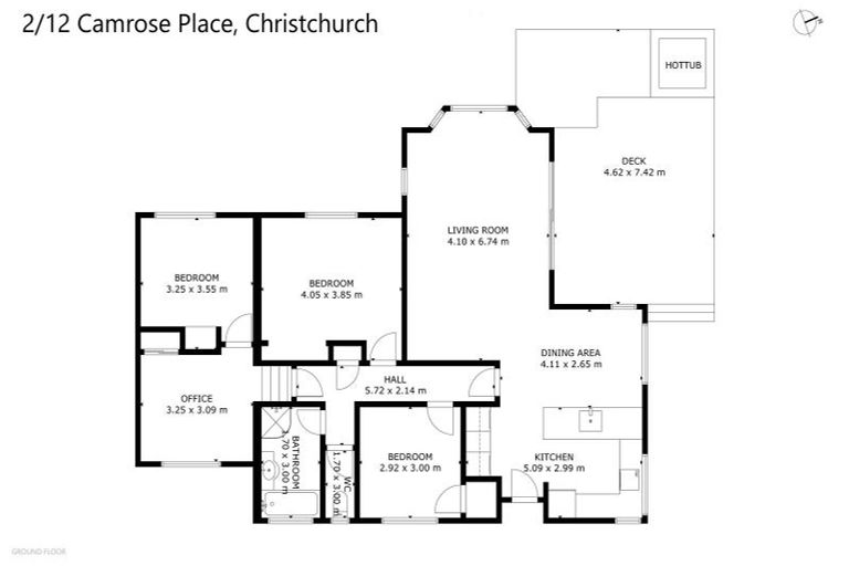 Photo of property in 1/12 Camrose Place, Ilam, Christchurch, 8041