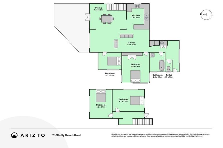 Photo of property in 26 Shelly Beach Road, Shelly Beach, South Head, 0874