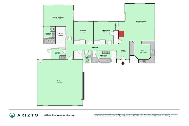 Photo of property in 4 Retallick Way, Amberley, 7410