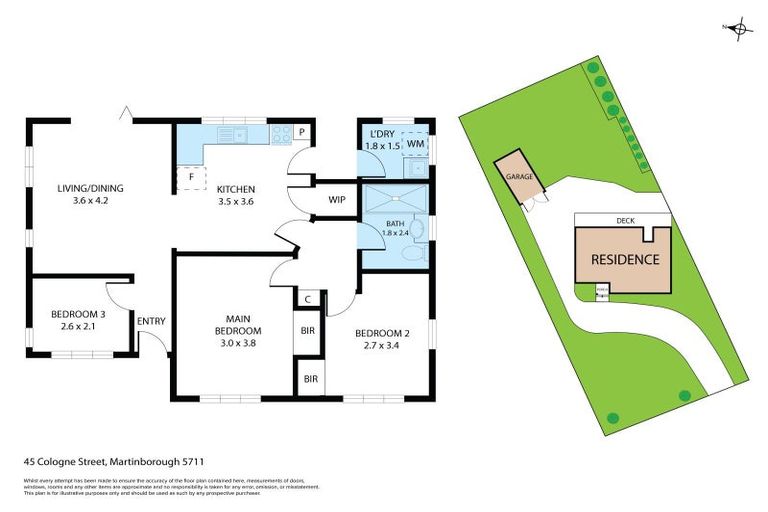 Photo of property in 45 Cologne Street, Martinborough, 5711
