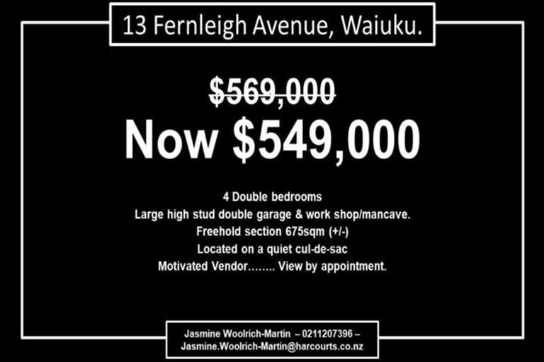 Photo of property in 13 Fernleigh Avenue, Waiuku, 2123