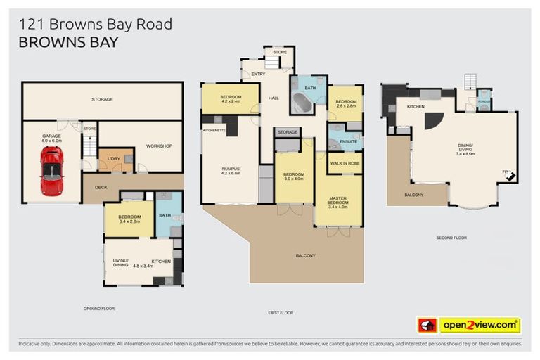 Photo of property in 121 Browns Bay Road, Browns Bay, Auckland, 0630