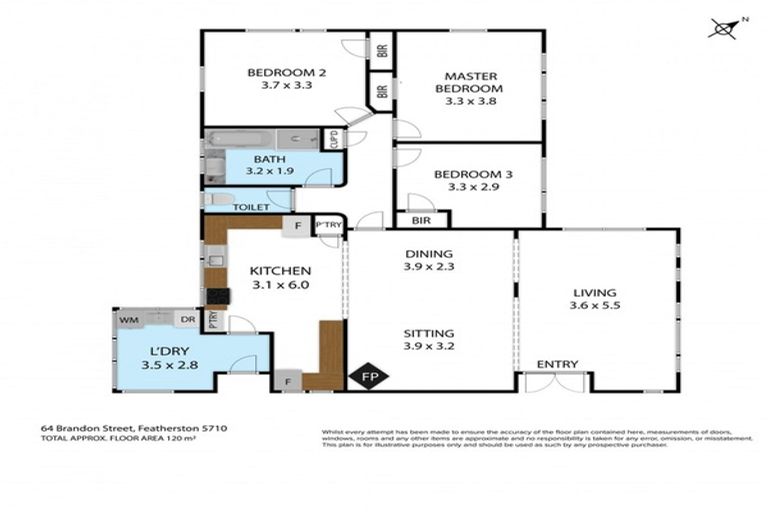 Photo of property in 64 Brandon Street, Featherston, 5710