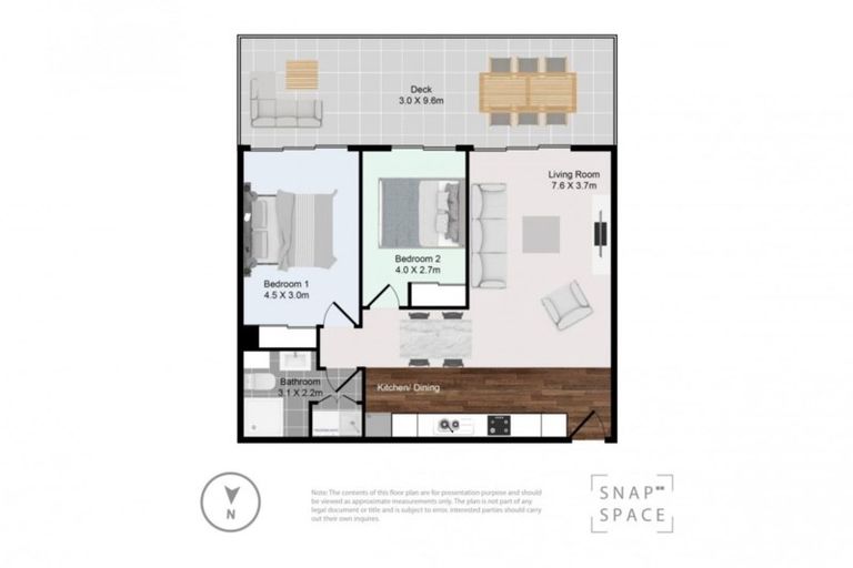 Photo of property in 1h/2 Dickens Street, Grey Lynn, Auckland, 1021