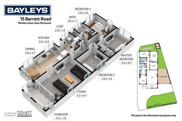 Photo of property in 15 Barrett Road, Whalers Gate, New Plymouth, 4310