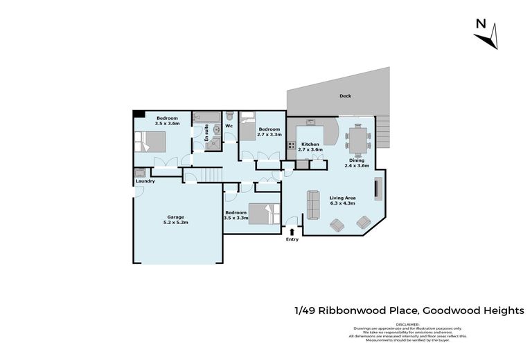 Photo of property in 1/49 Ribbonwood Crescent, Goodwood Heights, Auckland, 2105