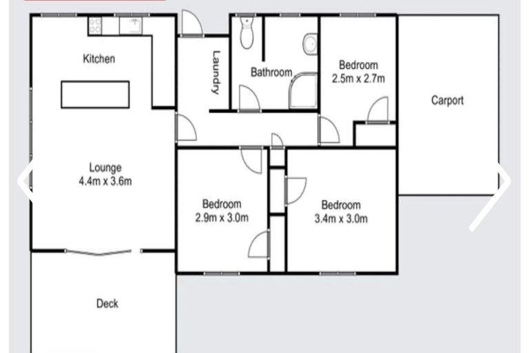 Photo of property in 34b Moore Street, Leamington, Cambridge, 3432