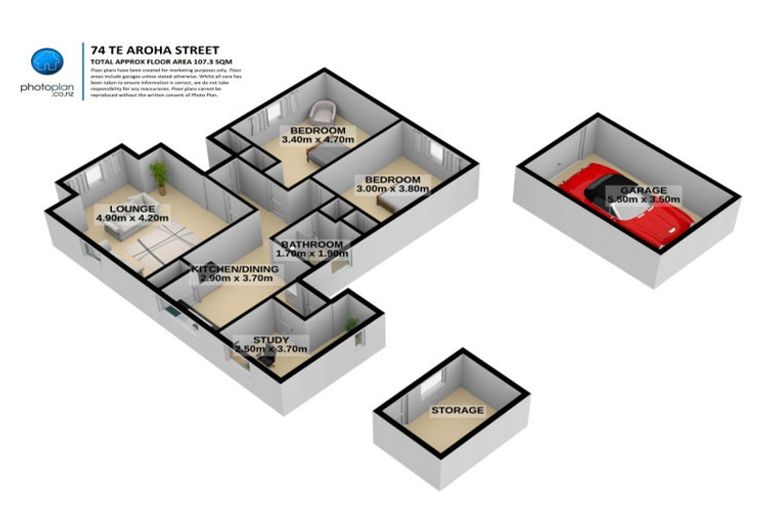 Photo of property in 74 Te Aroha Street, Hamilton East, Hamilton, 3216