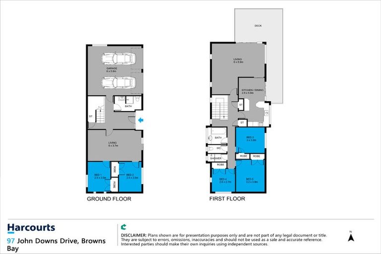 Photo of property in 97 John Downs Drive, Browns Bay, Auckland, 0630