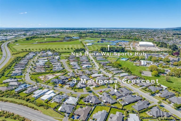 Photo of property in 3 Mariposa Crescent, Aidanfield, Christchurch, 8025