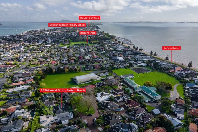Photo of property in 36 Oakwood Grove, Eastern Beach, Auckland, 2012