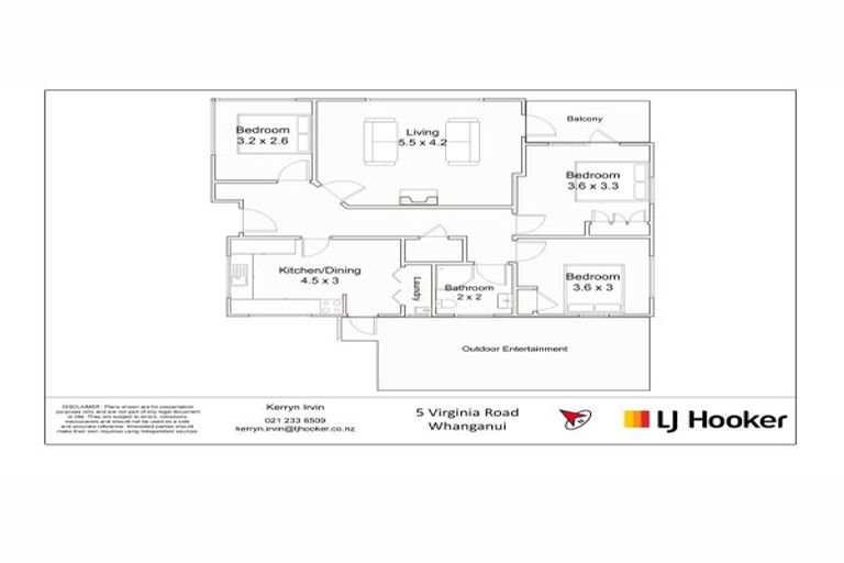 Photo of property in 5 Virginia Road, Saint Johns Hill, Whanganui, 4500