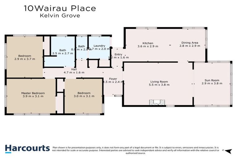 Photo of property in 10 Wairau Place, Kelvin Grove, Palmerston North, 4414