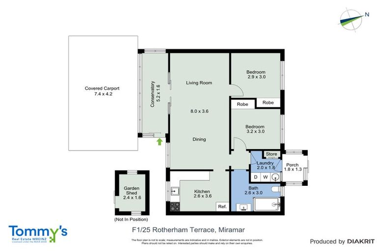 Photo of property in 1/25 Rotherham Terrace, Miramar, Wellington, 6022