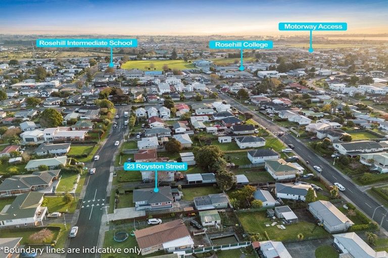Photo of property in 23 Royston Street, Rosehill, Papakura, 2113