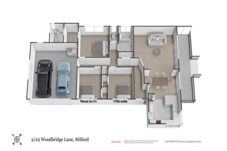 Photo of property in 2/22 Woodbridge Lane, Milford, Auckland, 0620