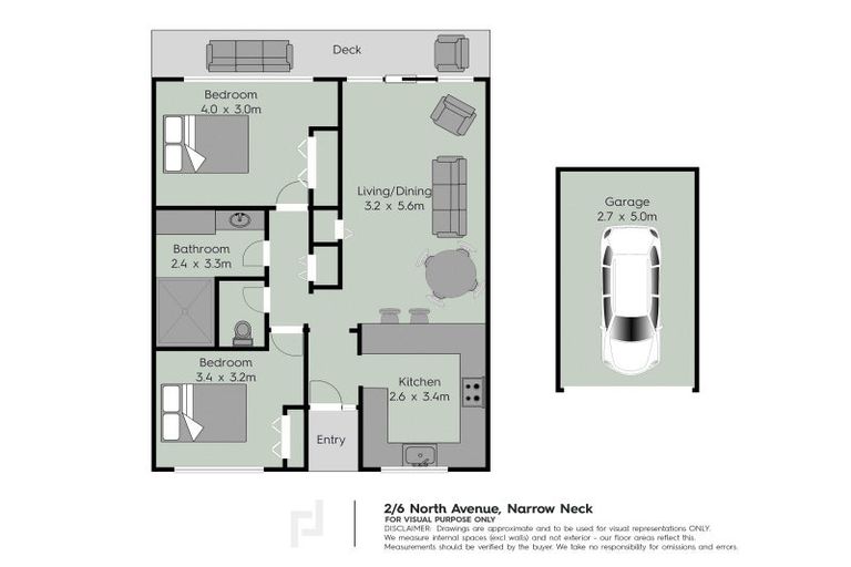 Photo of property in 2/6 North Avenue, Narrow Neck, Auckland, 0624