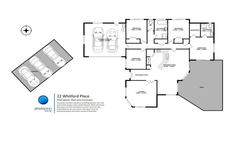 Photo of property in 22 Whitford Place, Rototuna North, Hamilton, 3210