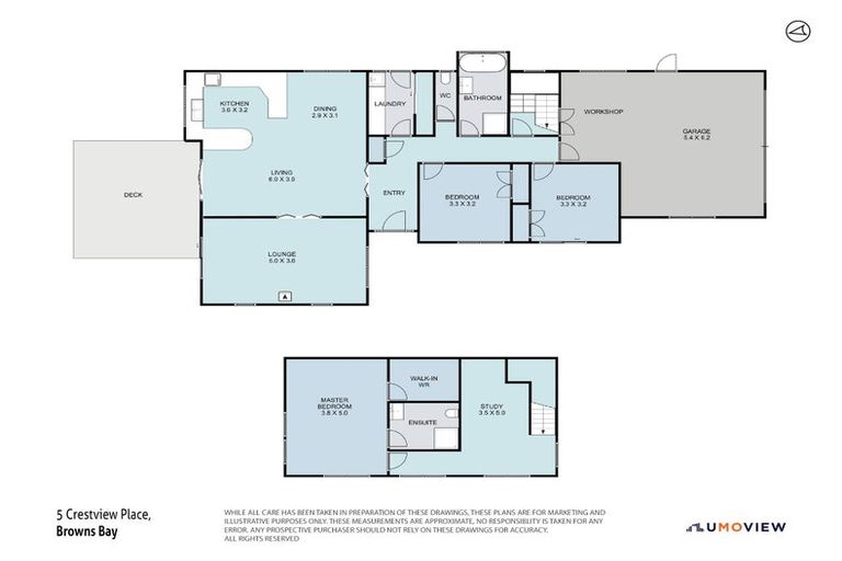 Photo of property in 5 Crestview Place, Browns Bay, Auckland, 0630