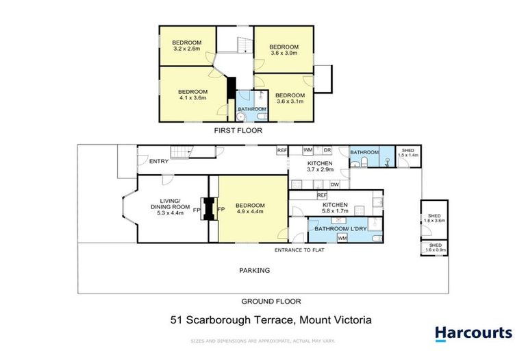 Photo of property in 51 Scarborough Terrace, Mount Victoria, Wellington, 6011