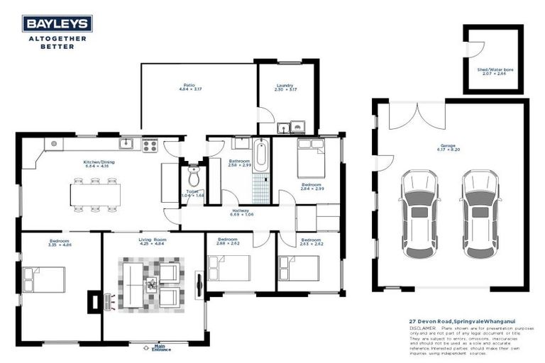 Photo of property in 27 Devon Road, Springvale, Whanganui, 4501