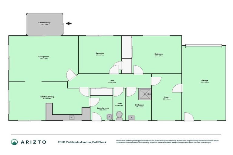 Photo of property in 205b Parklands Avenue, Bell Block, New Plymouth, 4312