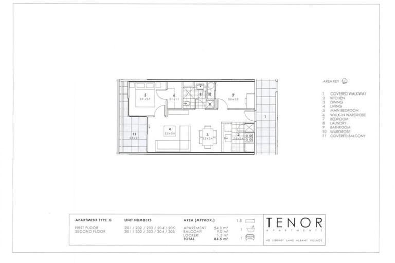 Photo of property in Tenor Apartments, 205/40 Library Lane, Albany, Auckland, 0632