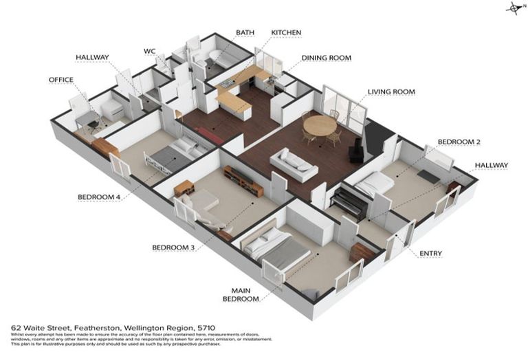 Photo of property in 62 Waite Street, Featherston, 5710