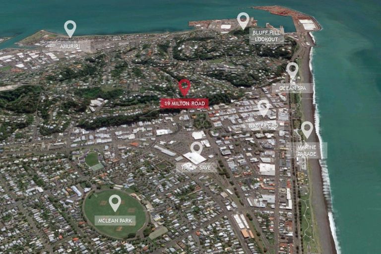 Photo of property in 19 Milton Road, Bluff Hill, Napier, 4110