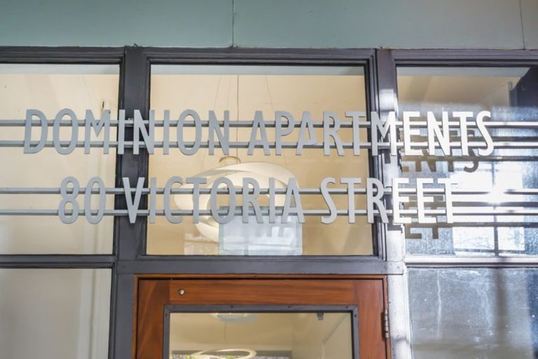 Photo of property in Dominion Apartments, 25/80 Victoria Street, Wellington Central, Wellington, 6011