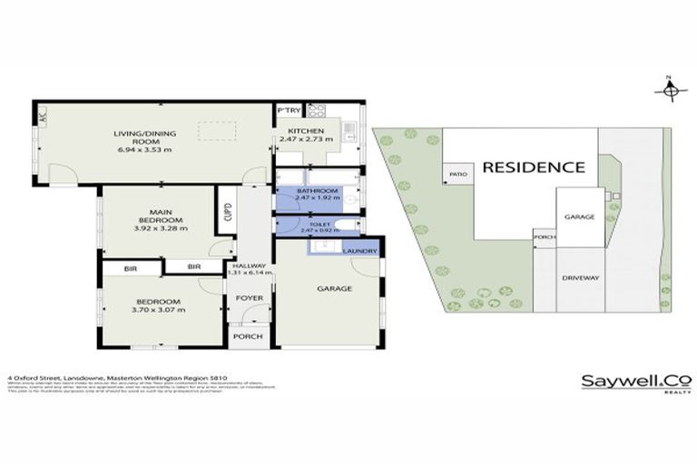 Photo of property in 4 Oxford Street, Lansdowne, Masterton, 5810