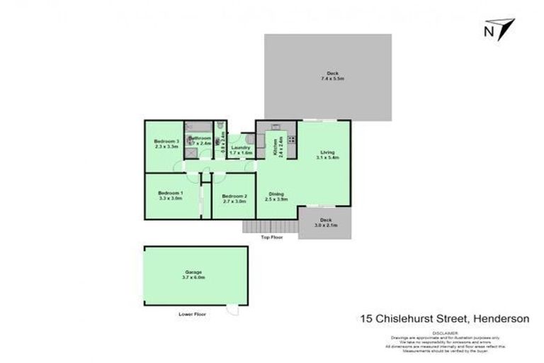 Photo of property in 15 Chislehurst Street, Henderson, Auckland, 0612