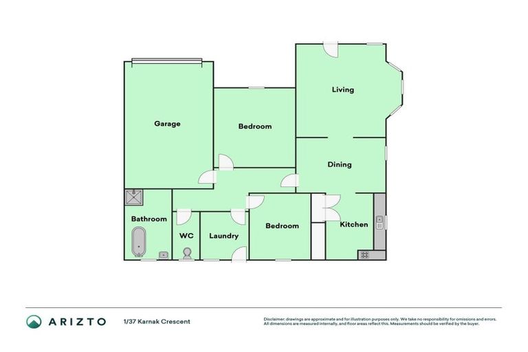 Photo of property in 1/37 Karnak Crescent, Russley, Christchurch, 8042